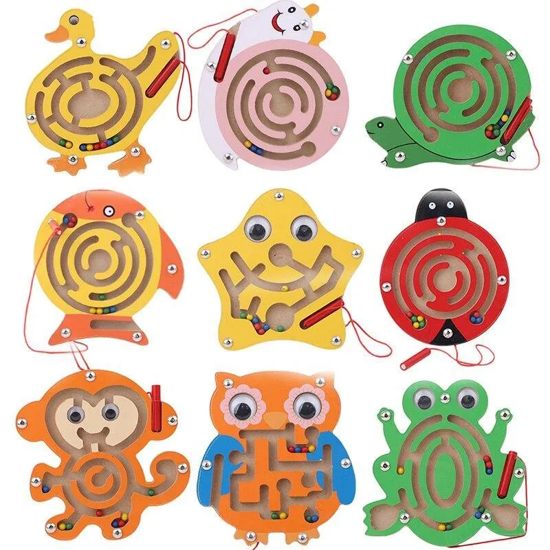 Labyrinthe Animalier Montessori en Bois