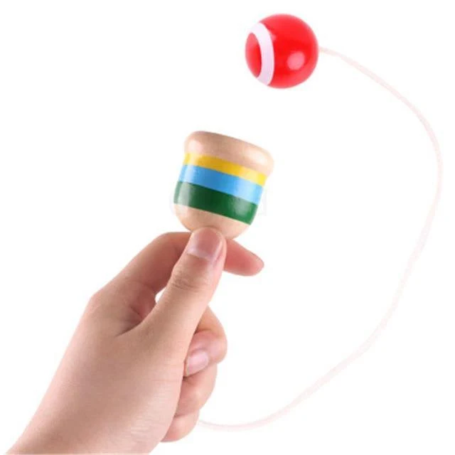 Bilboquet en Bois Montessori - Jouet de Qualité