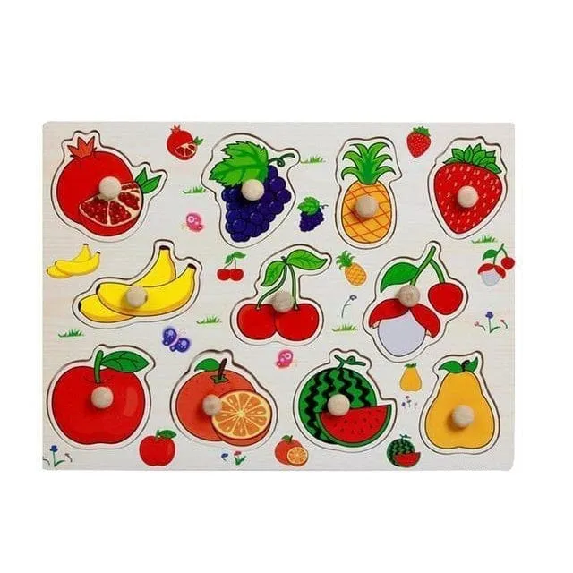 Plateau Montessori Fruits Montessori - Éveil sensoriel à travers les fruits