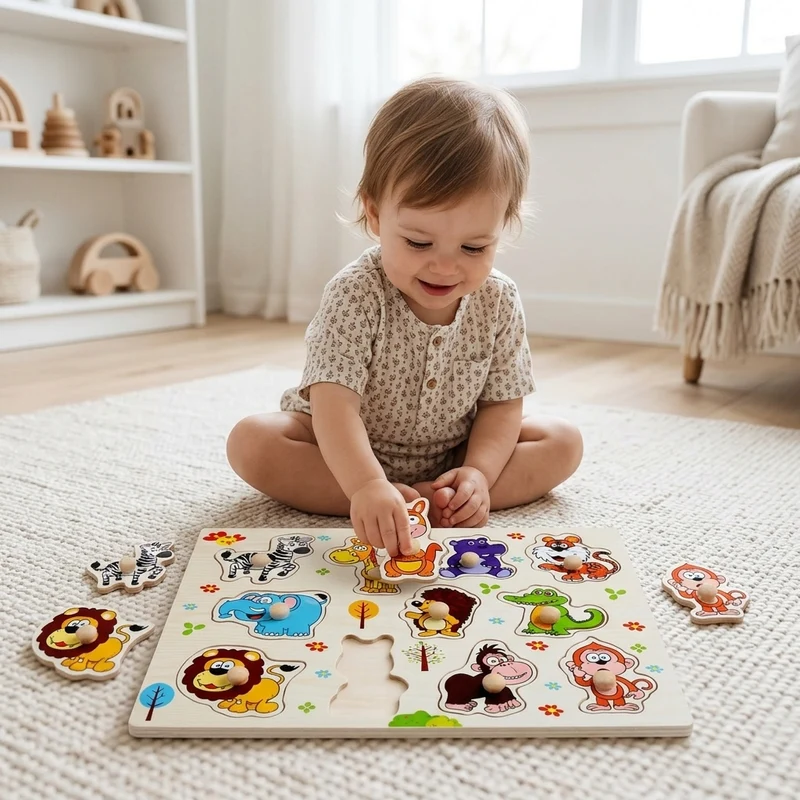 Plateau Zoo Montessori Animaux