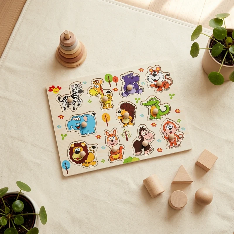 Plateau Zoo Montessori Animaux