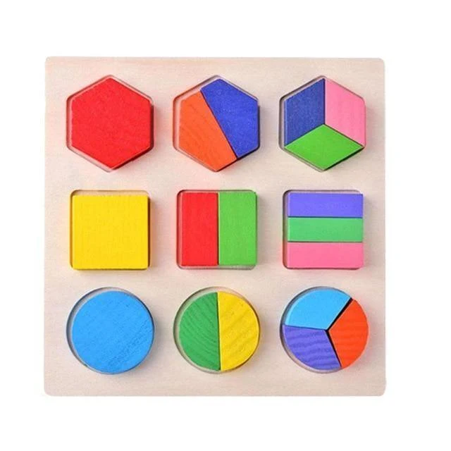 Plateau Formes 3D Montessori - Explorez et Apprenez