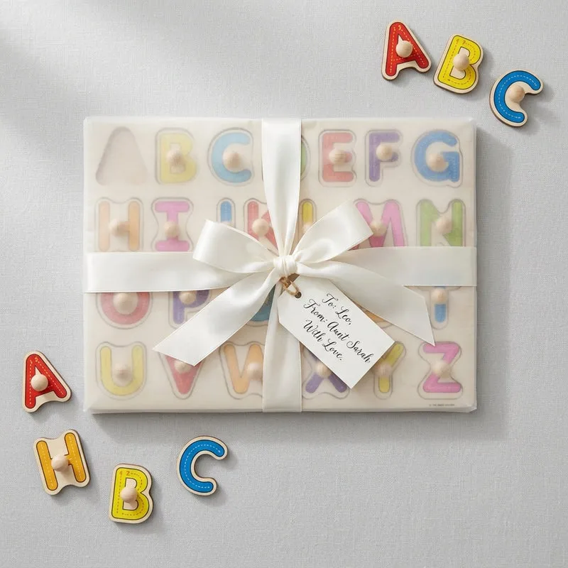 Plateau Alphabet Majuscule Montessori