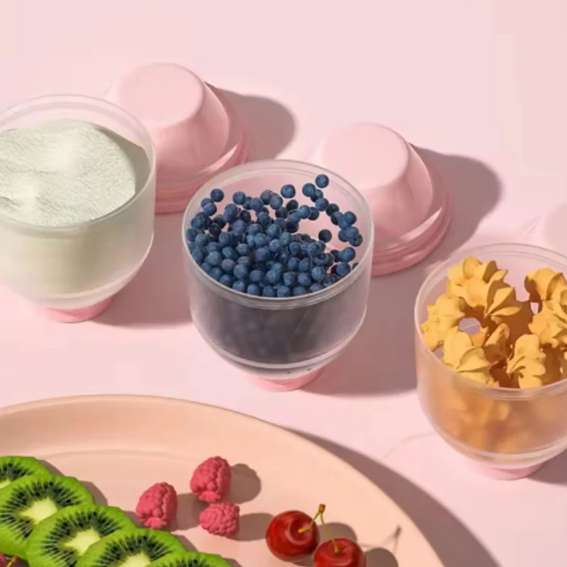 Doseur de Lait en Poudre Bébé Portable pour Snacks et Purée