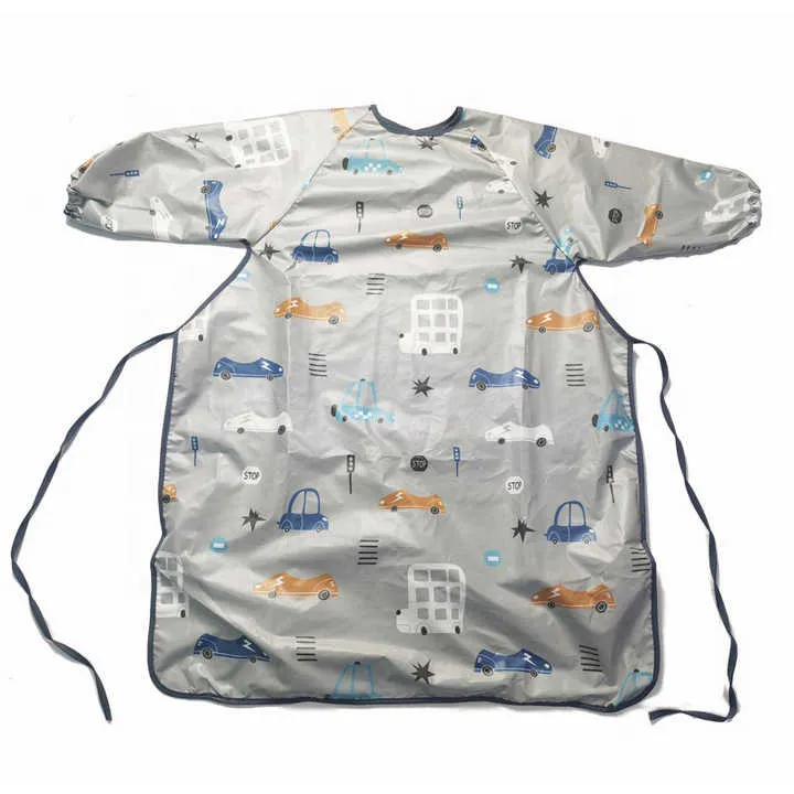 Bavoir Bébé à Manches Longues Imperméable pour Repas