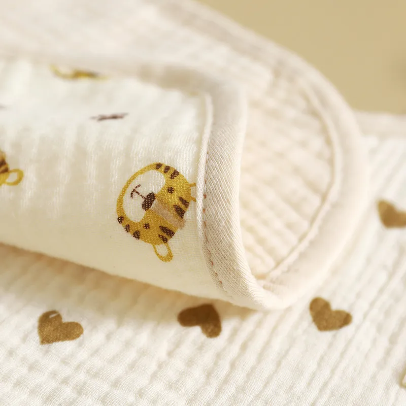 Lot de Bavoirs Bébé en Mousseline avec Fermeture à Pressions