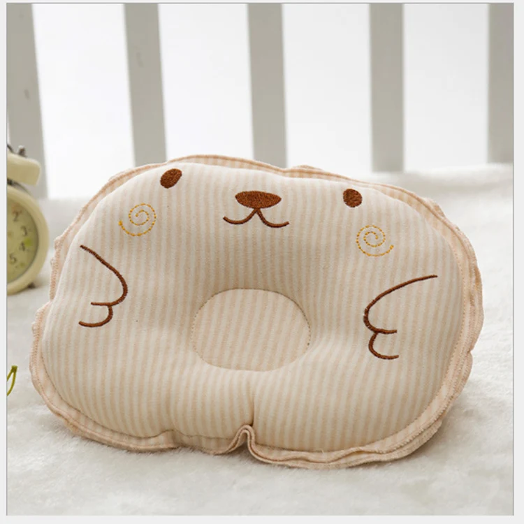 Oreiller Orthopédique Bébé Anti Tête Plate avec Cavité