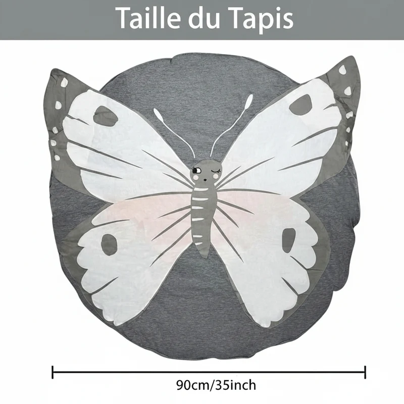 Tapis d'Éveil Bébé Rembourré pour Nouveau-Né et Tout-Petit