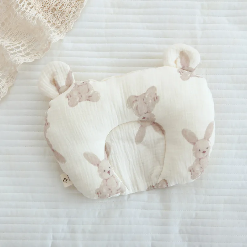 Oreiller Ergonomique Bébé Anti Tête Plate pour Nouveau-Né