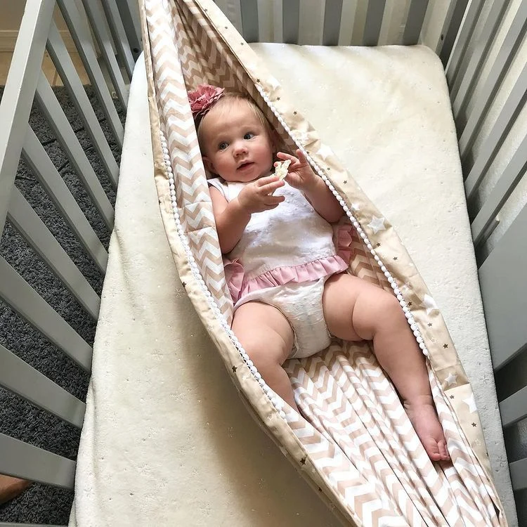Hamac de Lit Bébé pour Berceau avec Support de Sommeil