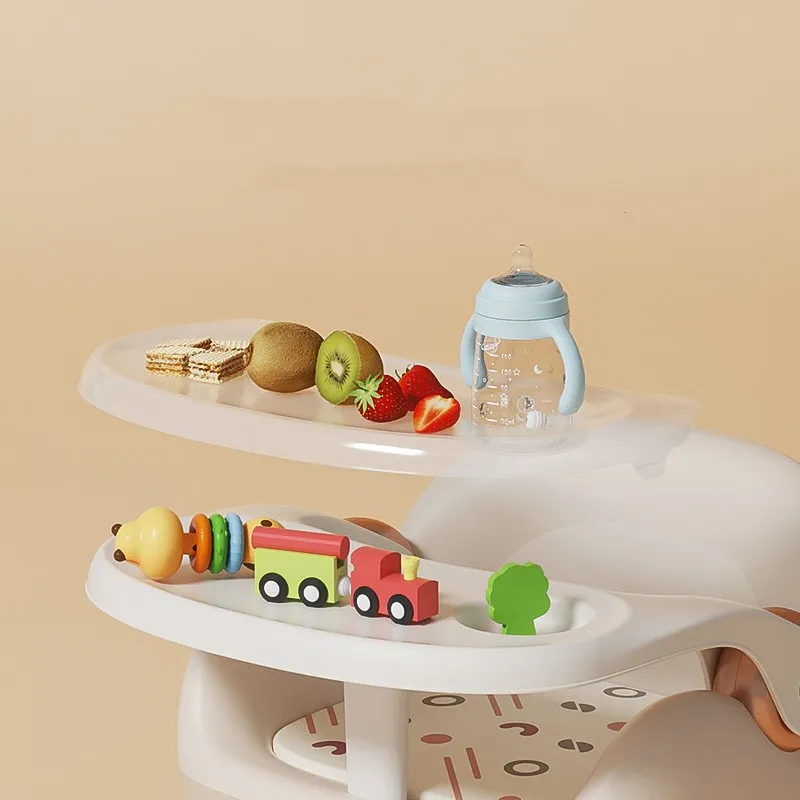 Chaise Haute Bébé 2 en 1 avec Table et Siège Enfant