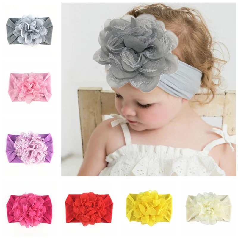 Bandeau Fleur pour Bébé – Doux Serre-tête pour Nouveau-Né et Tout-Petit