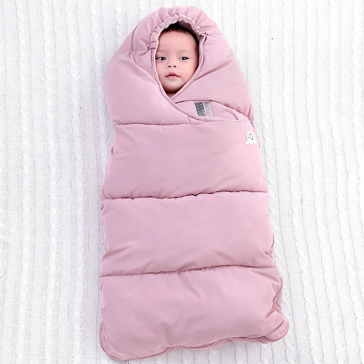 Chancelière Hiver Bébé à Capuche pour Poussette – Sac de Couchage Chaud