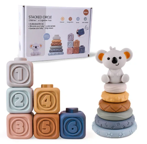 Anneaux de Dentition en Silicone pour Bébé – Sûrs et Sans BPA