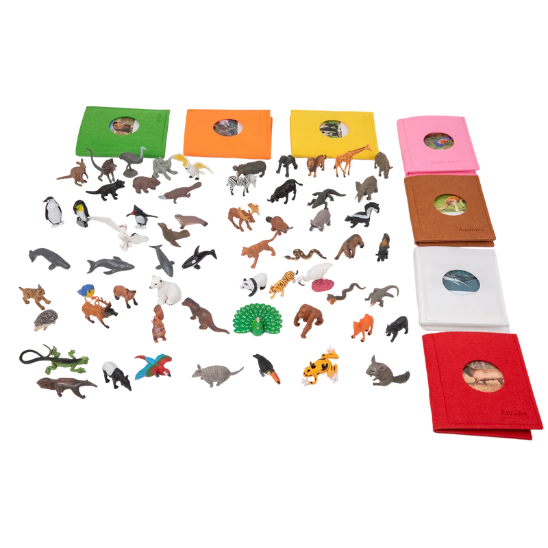 Adena Montessori Animals of the seven continents Montessori Toys for Kindergarten