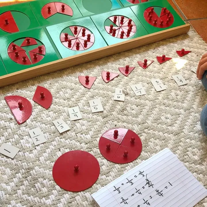 Metal Fraction Circles with Stands