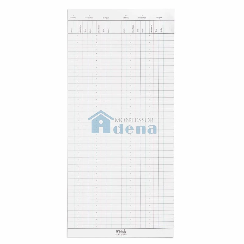 Large Bead Frame Paper (50)