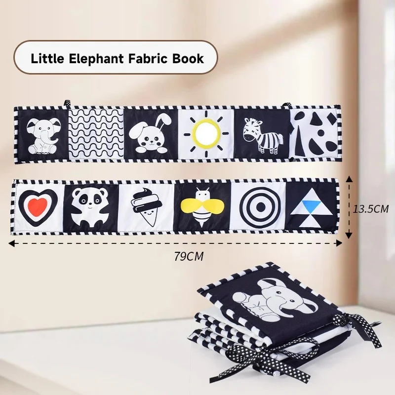 Livre sensoriel Montessori pour bébé
