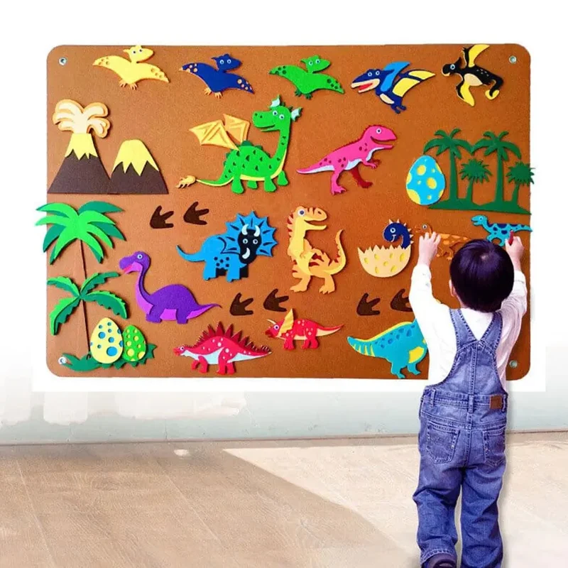 Tableau d'histoire Montessori en feutrine