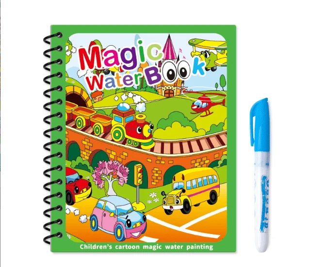Livre de Coloriage à l'Eau Montessori : Exprimez votre Créativité Sans Limites