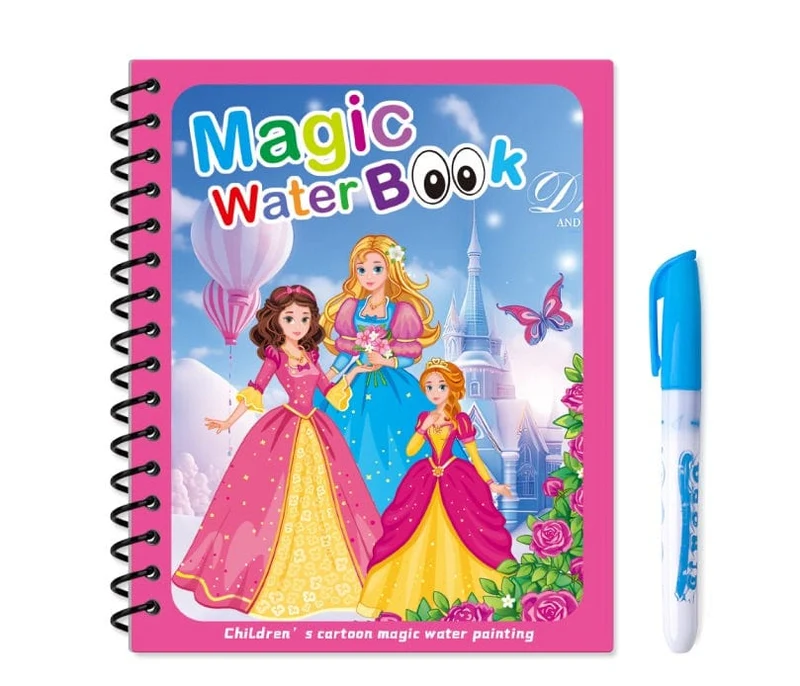 Livre de Coloriage à l'Eau Montessori : Exprimez votre Créativité Sans Limites