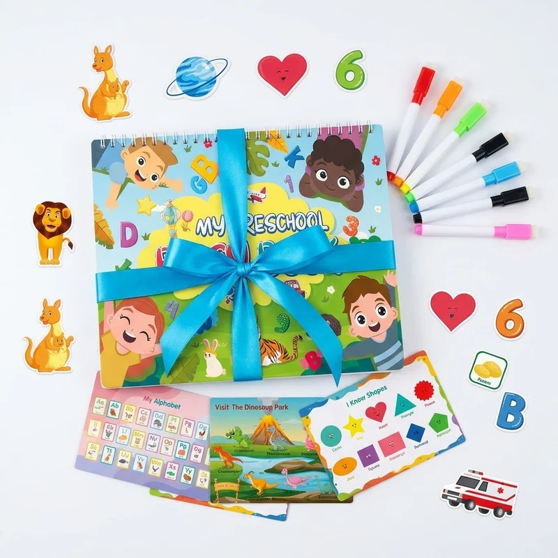 🎒 Busy Book Montessori – Livre d’Activités Éducatif Complet (Dès 2 ans)