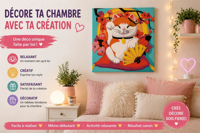 Kit Anniversaire Ado Peinture par Numéros – Activité Créative + Souvenir Invité (6 à 12 kits)