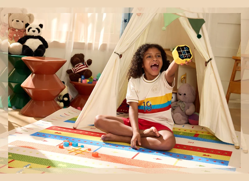 Jeu de Morpion Électronique avec IA – Plateau Stratégique Multijoueur pour Enfants