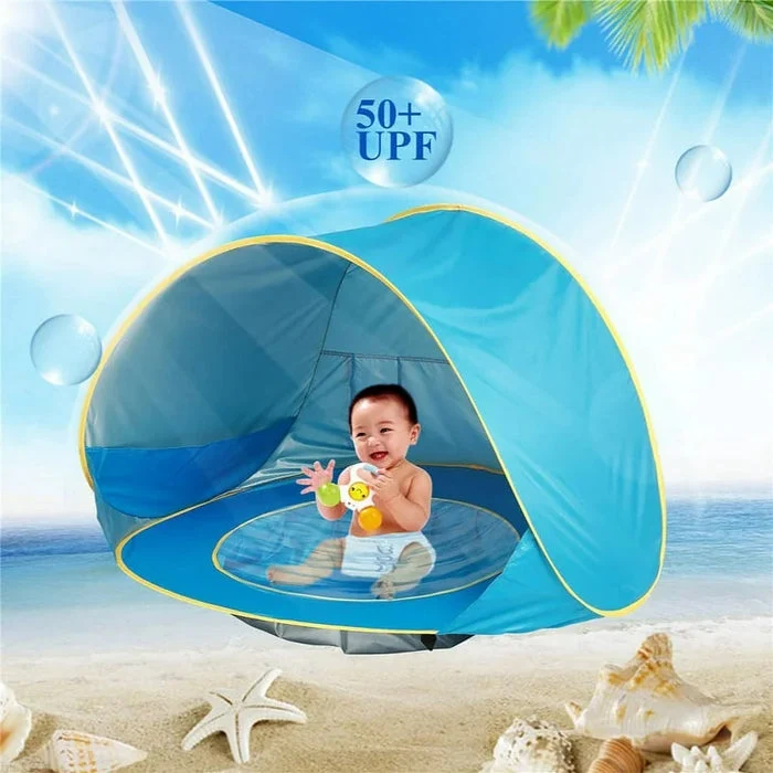 Tente de Plage Pop-Up pour Bébé et Enfant – Protection UV UPF 50+ Pliable
