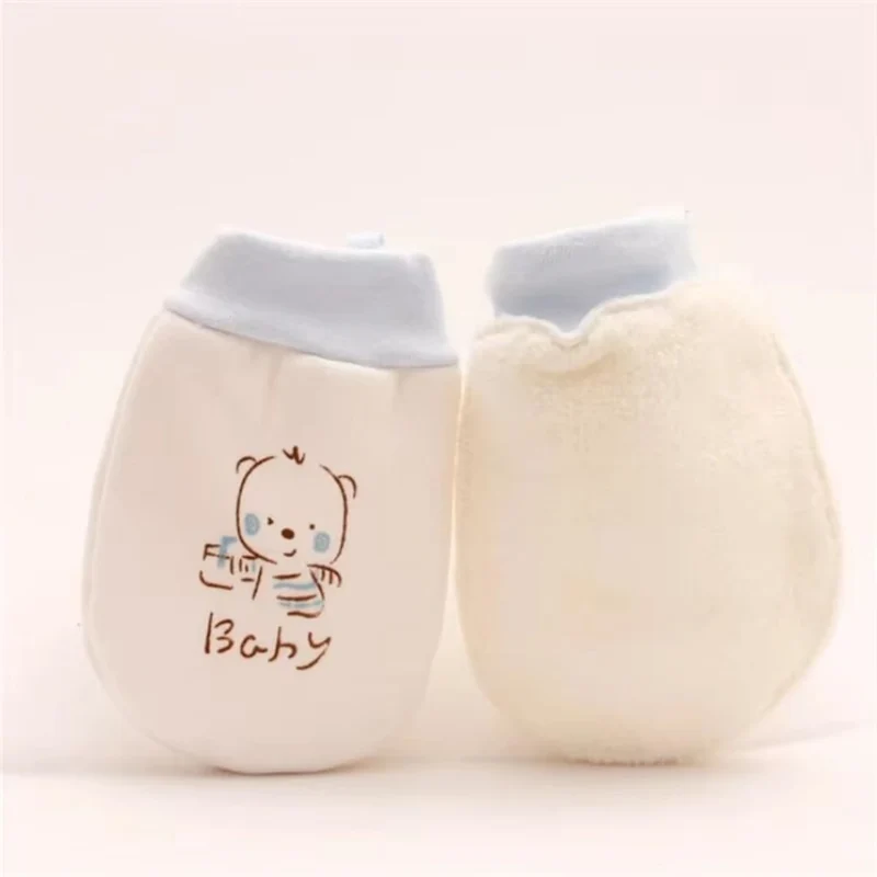 Moufles Anti-Griffures en Coton pour Bébé – Gants Doux et Respirants pour Nouveau-Nés