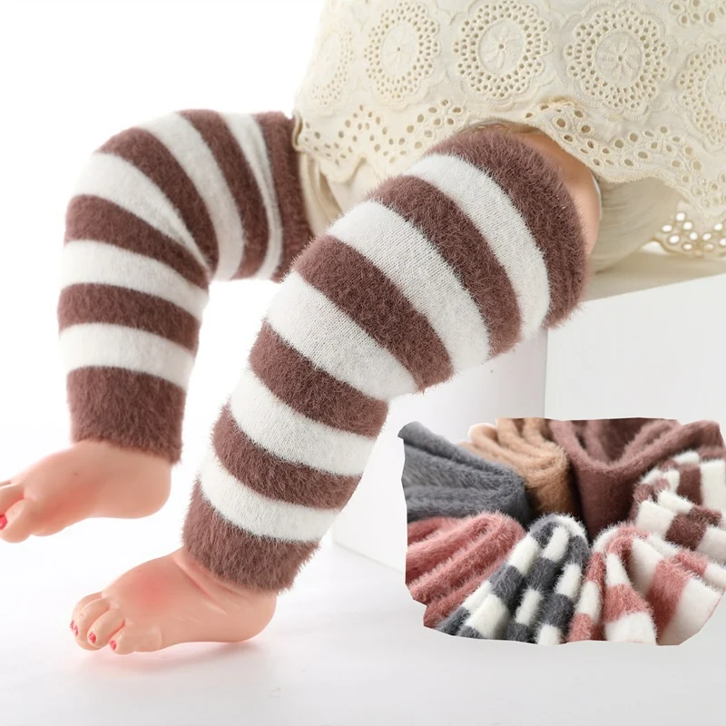 Jambières Polaires pour Bébé – Guêtres Tricotées Douces pour Bébés et Tout-Petits