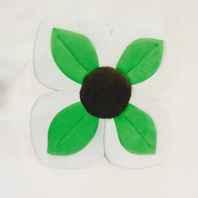 Tapis de Bain Bébé Antidérapant – Forme Fleur, Séchage Rapide | 8 Couleurs
