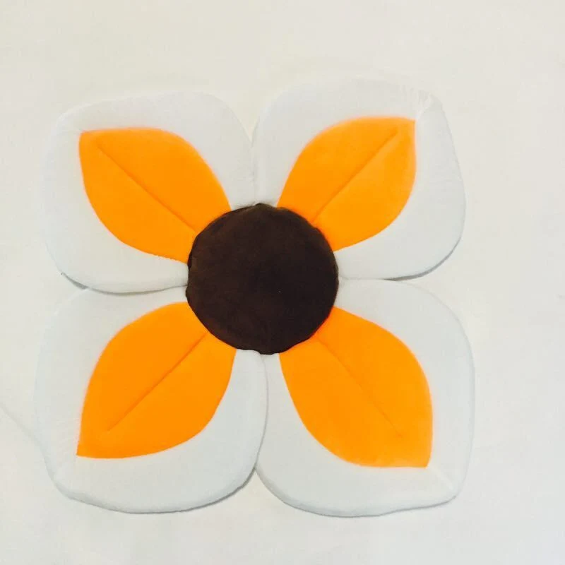 Tapis de Bain Bébé Antidérapant – Forme Fleur, Séchage Rapide | 8 Couleurs