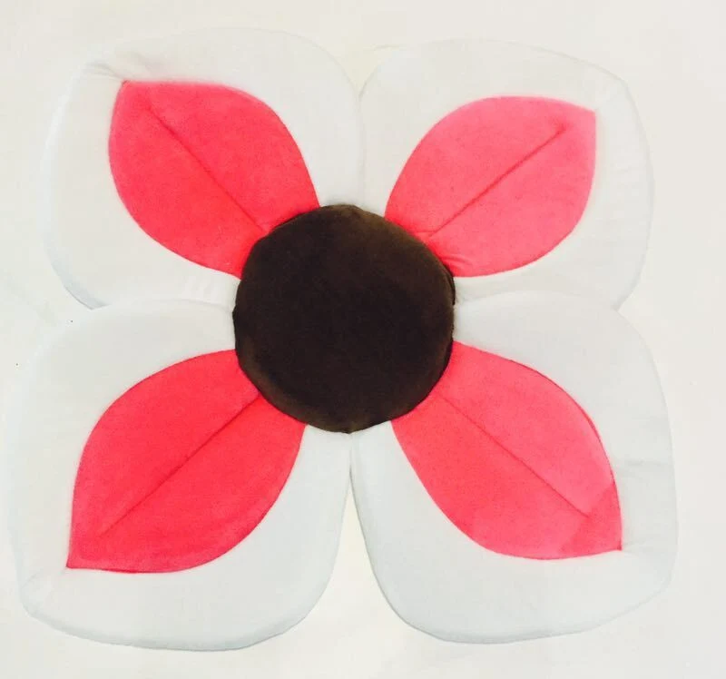 Tapis de Bain Bébé Antidérapant – Forme Fleur, Séchage Rapide | 8 Couleurs