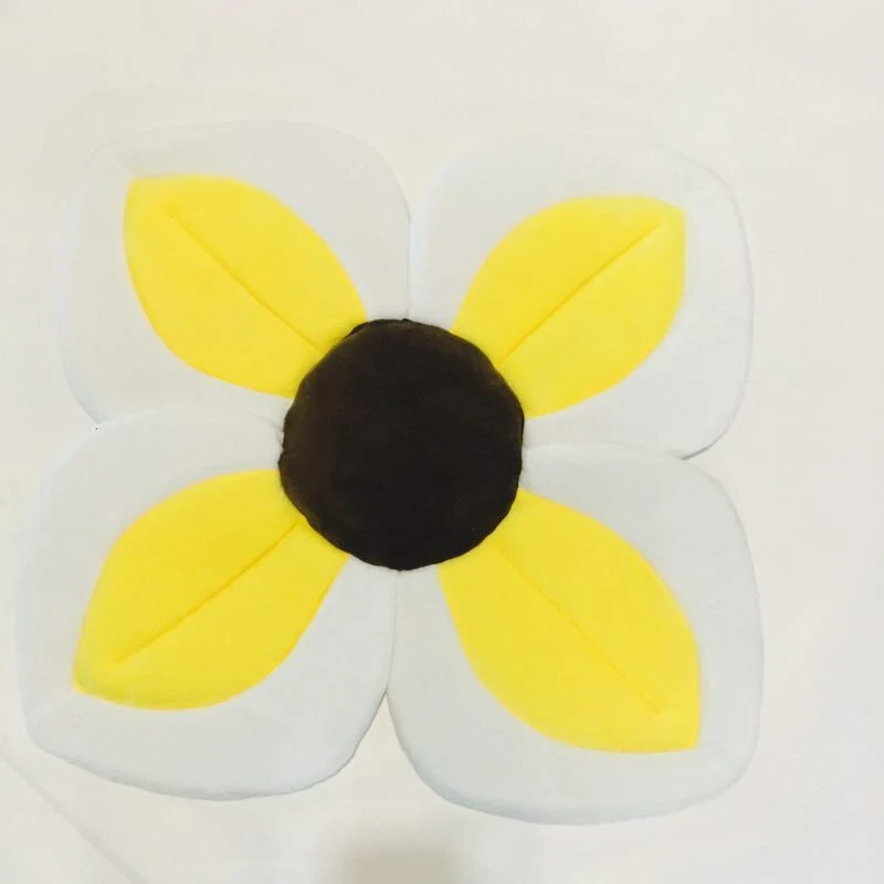 Tapis de Bain Bébé Antidérapant – Forme Fleur, Séchage Rapide | 8 Couleurs