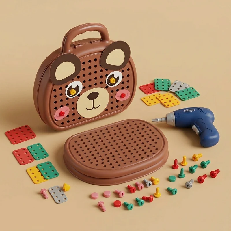 Ensemble de perçage Montessori