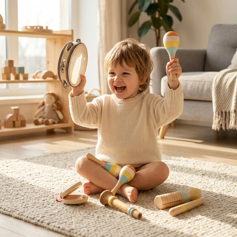 Ensemble d'Instruments de Musique Montessori (6 pièces)