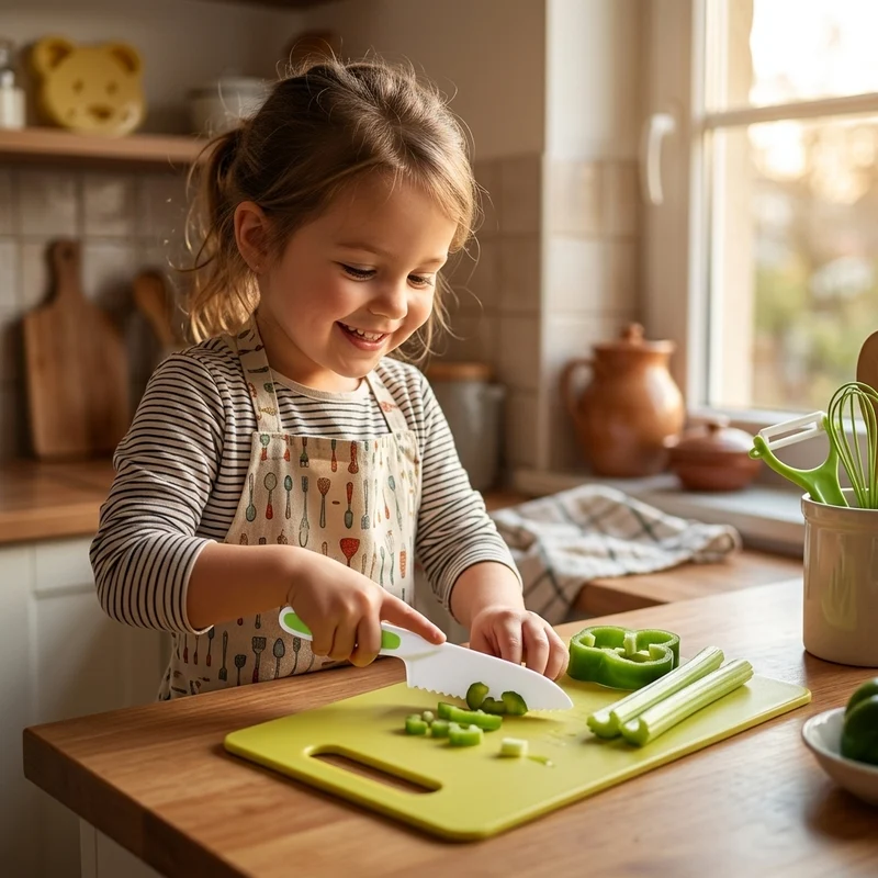 Couteaux Enfant – Kit de Cuisine 17 pièces