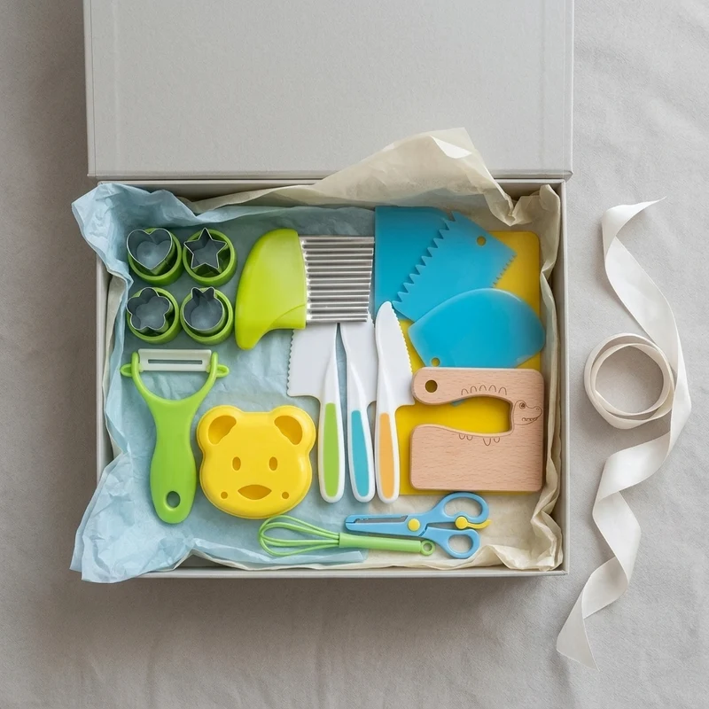 Couteaux Enfant – Kit de Cuisine 17 pièces