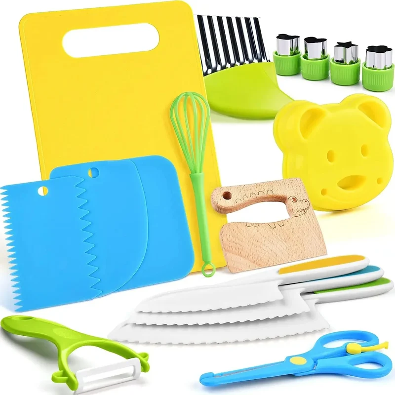 Couteaux Enfant – Kit de Cuisine 17 pièces