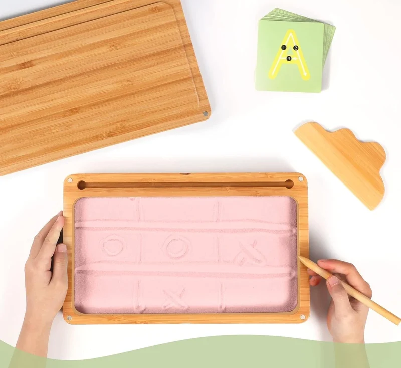 Plateau Montessori pour l'écriture et le dessin