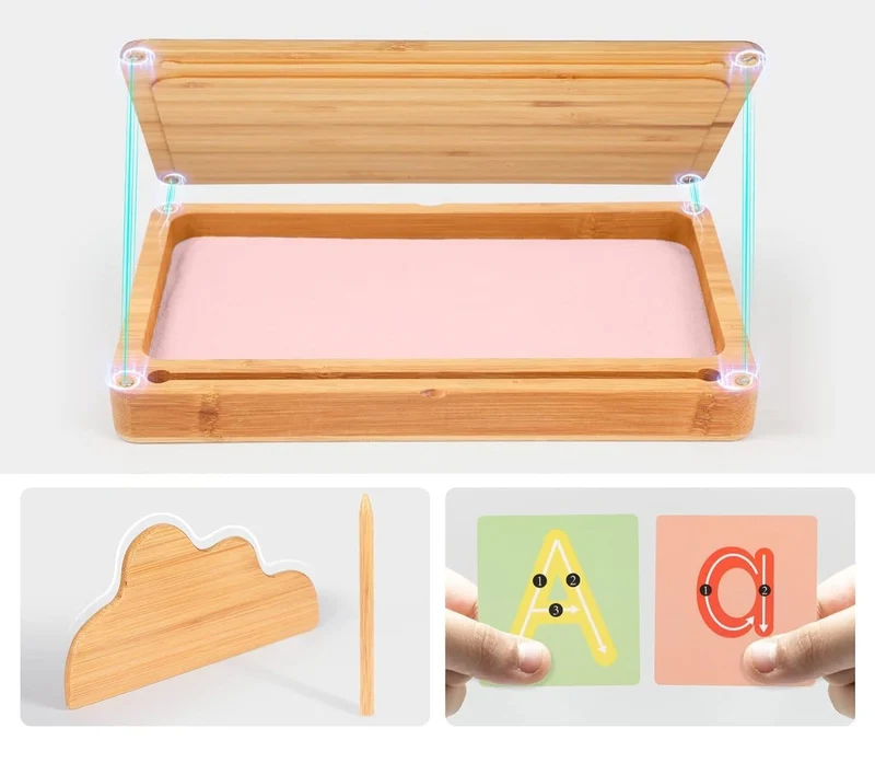 Plateau Montessori pour l'écriture et le dessin