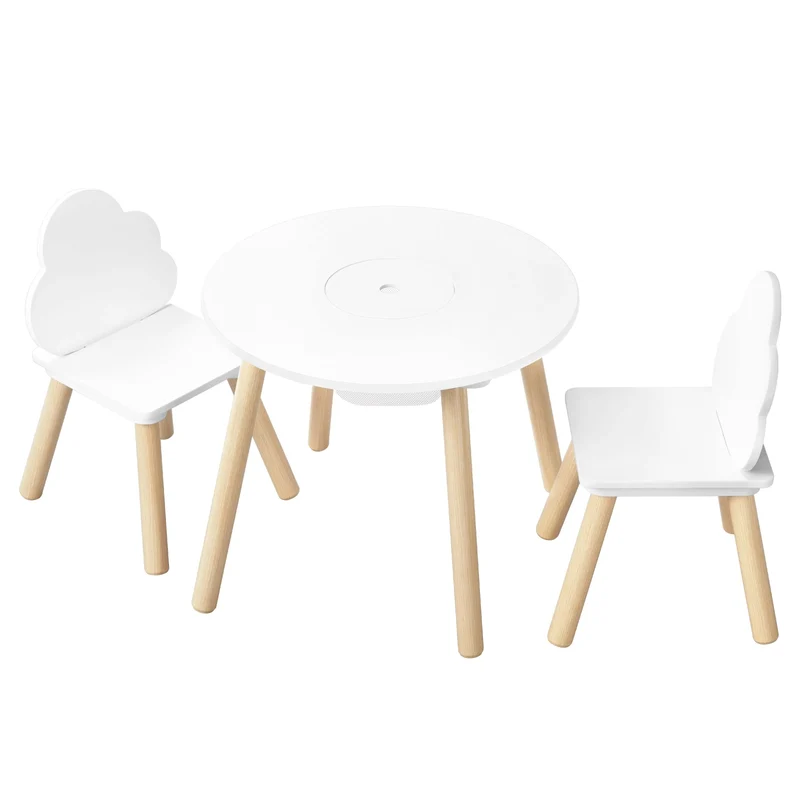 Ensemble Montessori Table & Chaises pour Enfants