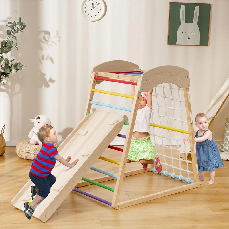 Tour d'Escalade avec Rampe Montessori
