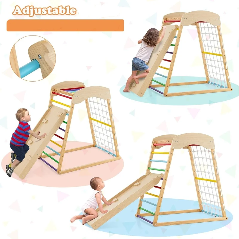 Tour d'Escalade avec Rampe Montessori