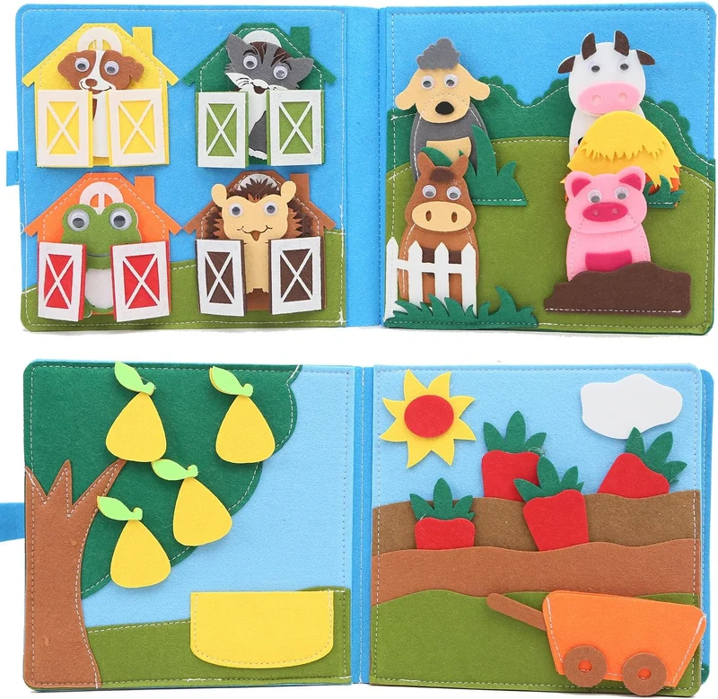 3D Montessori - Livre d'histoires : La Ferme Magique