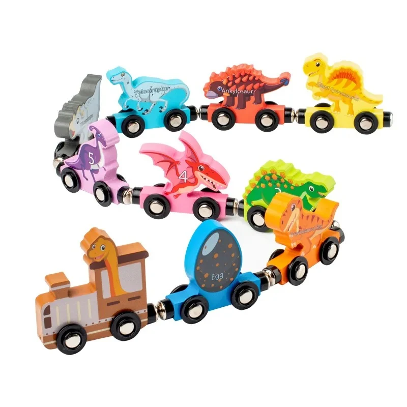 Train magnétique en bois Montessori - Collection ÉduKids