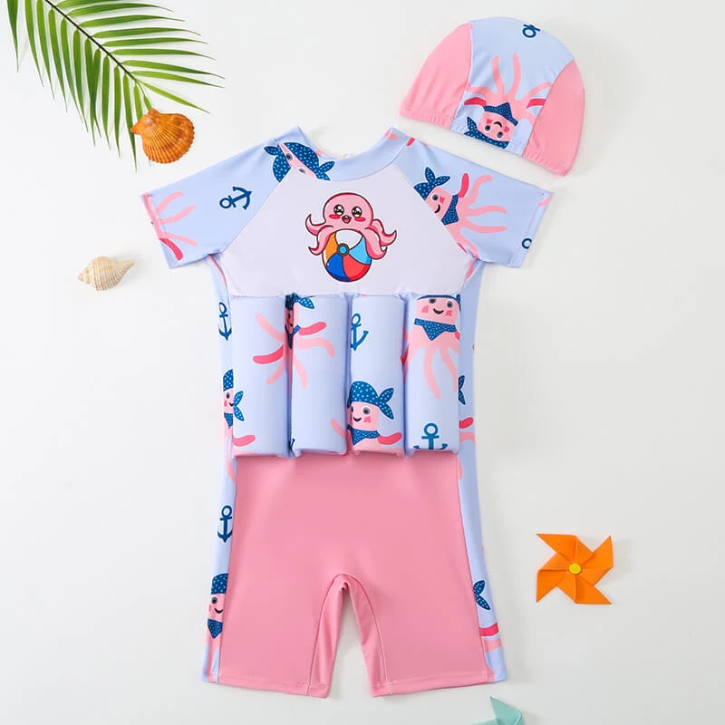 Maillot de Bain Flottant Sécurisé pour Enfant – Combinaison à Flottabilité Intégrée
