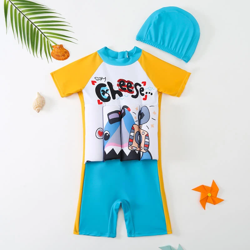 Maillot de Bain Flottant Sécurisé pour Enfant – Combinaison à Flottabilité Intégrée