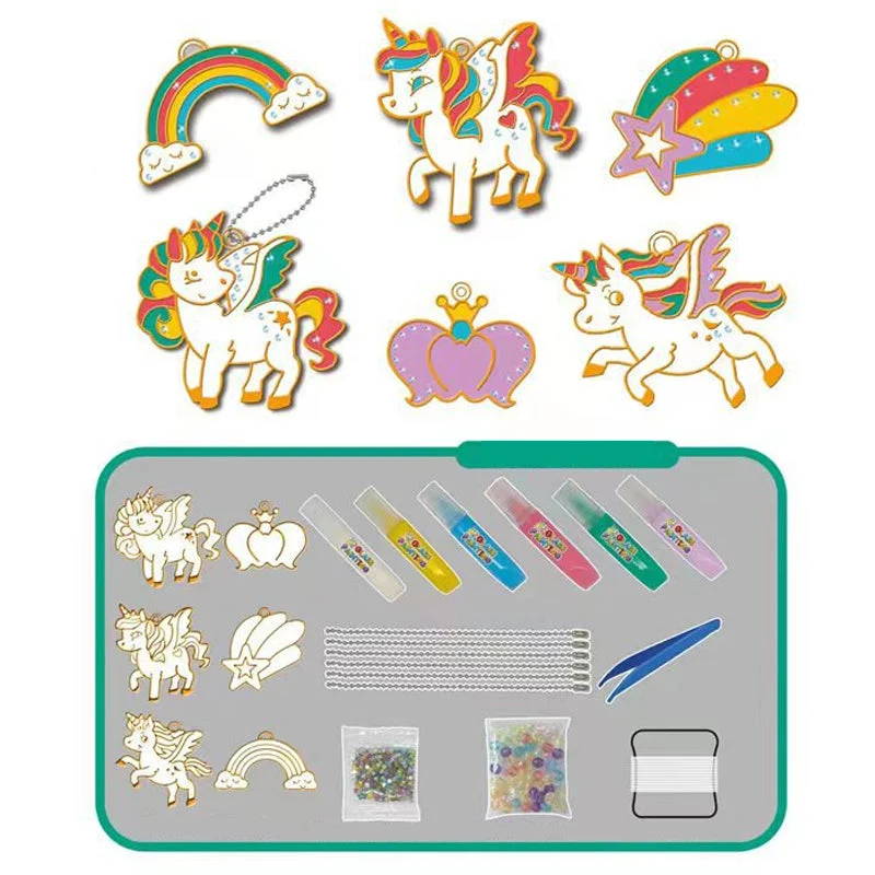 Kit de Bijoux à Créer pour Enfants – Perles et Breloques à Assembler